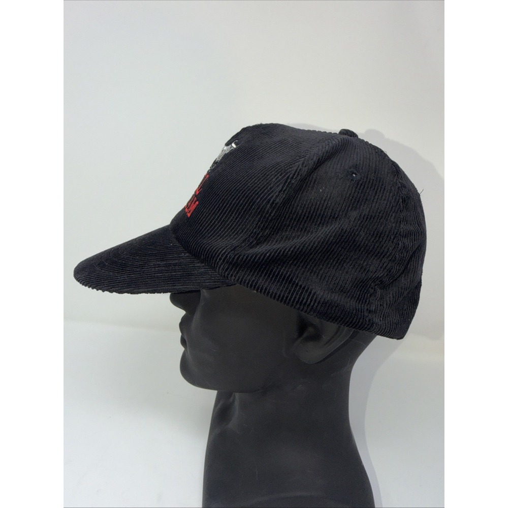 Vintage Bull Durham Strapback Hat Black Movie Promo Baseball‎ Cap One Size - Picture 2 of 7